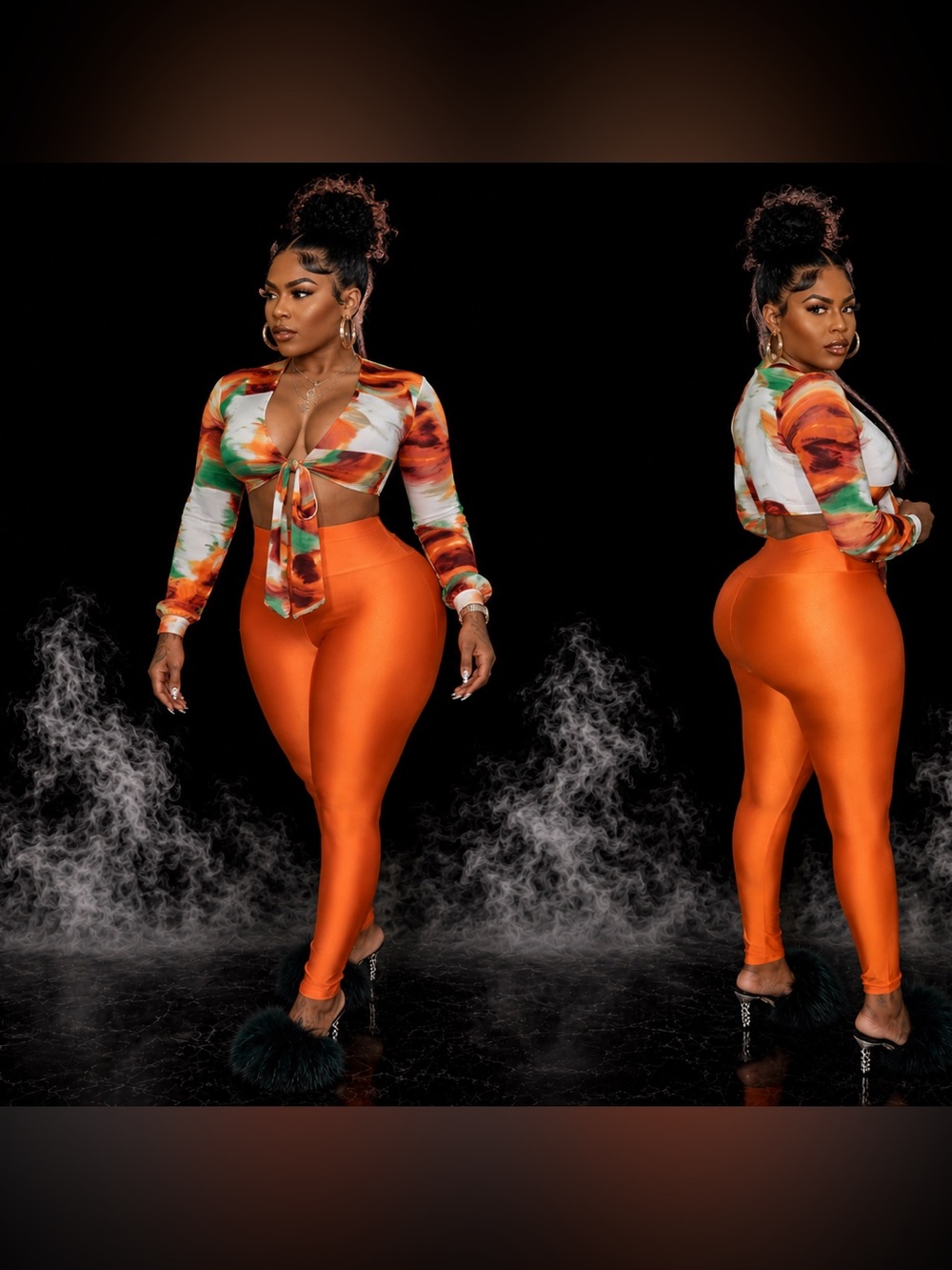 Lady In Orange